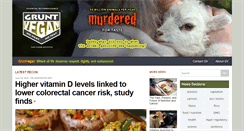 Desktop Screenshot of gruntvegan.com